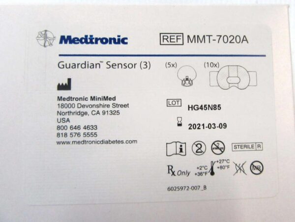 Medtronic Guardian Sensor 7020A